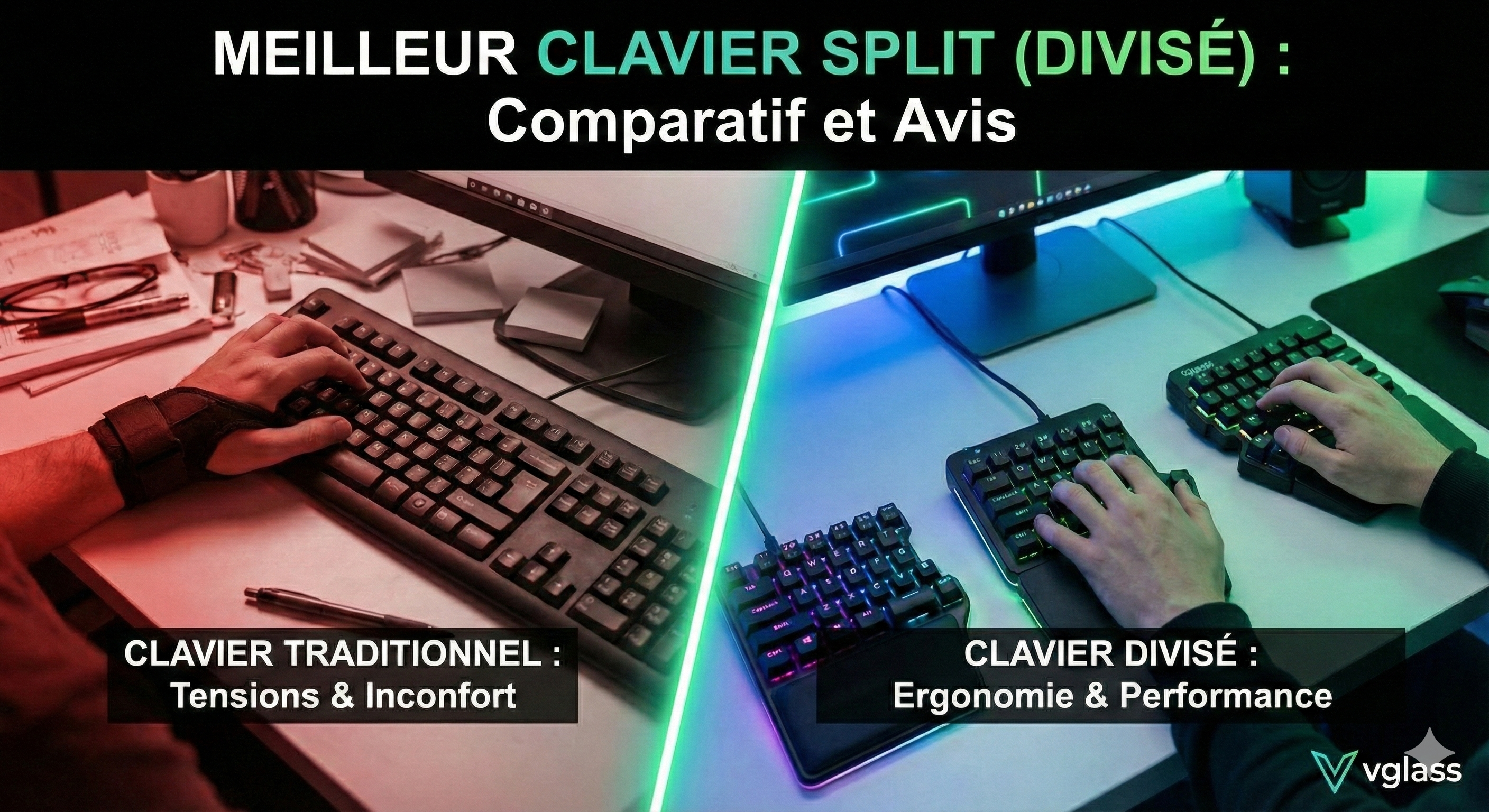 Meilleur Clavier Clavié Split, Clavier Divisé Comparatif et Avis
