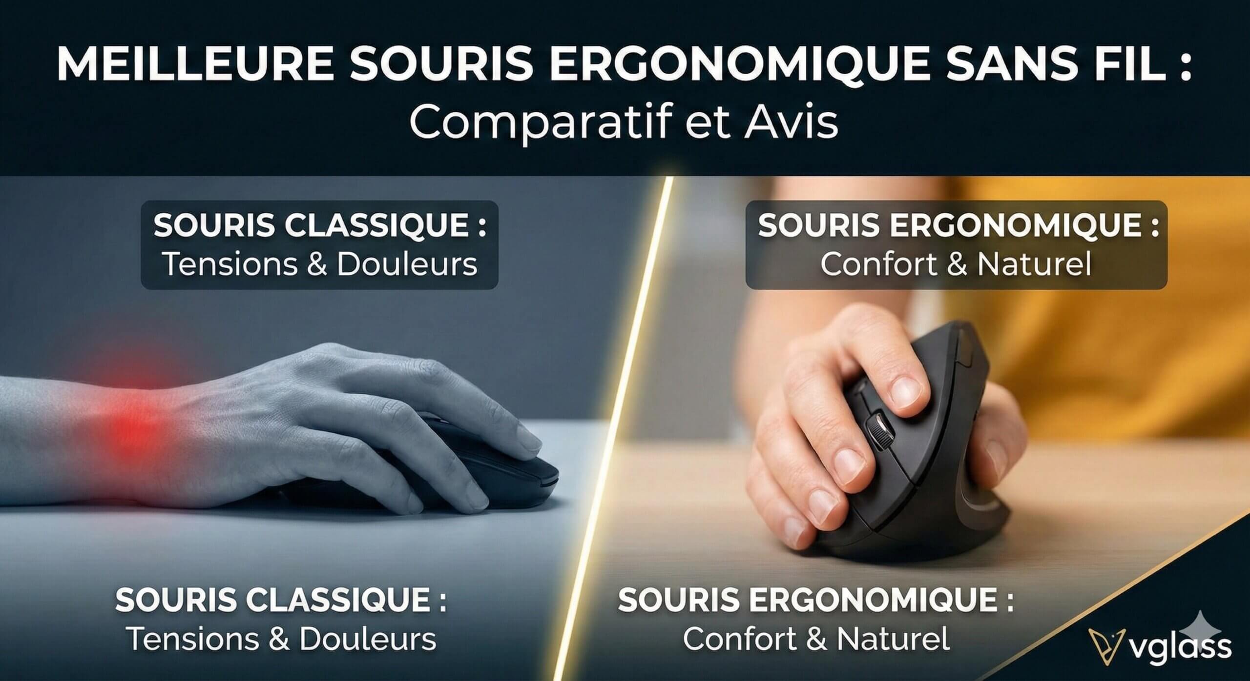 Meilleure Souris Ergonomique Sans Fil Comparatif & Avis
