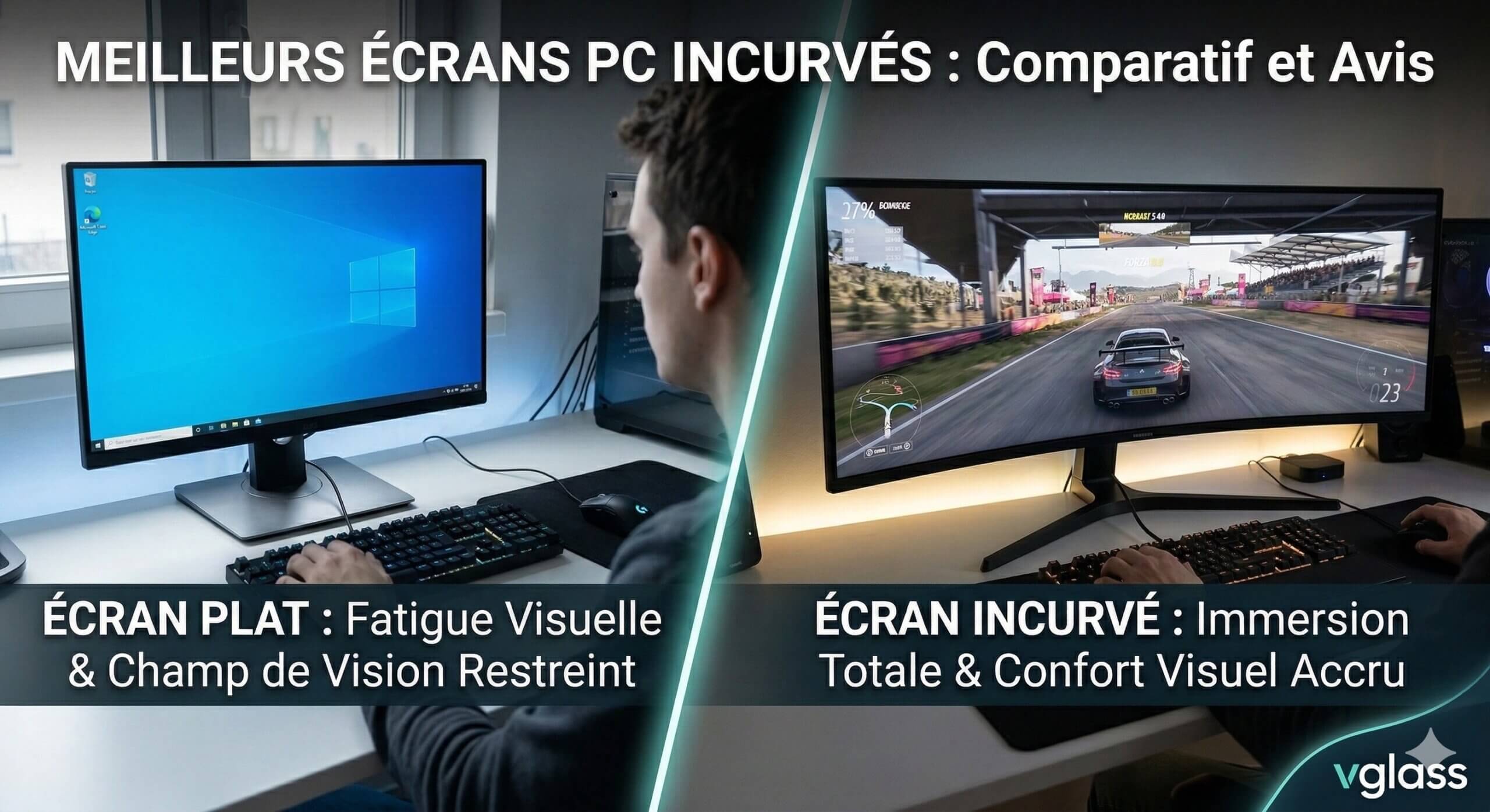 Les 9 Meilleurs Écrans PC Incurvés Comparatif et Avis