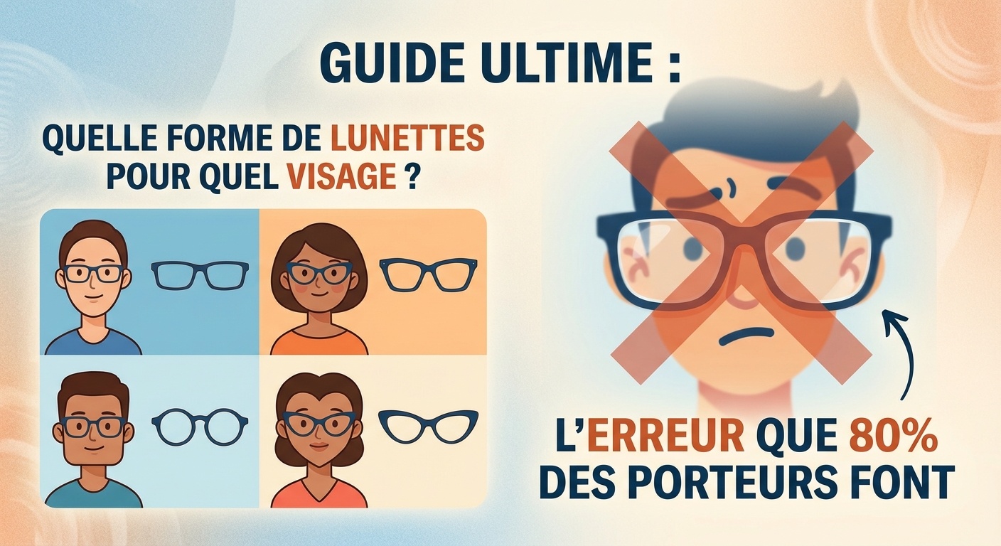 Guide Ultime : Quelle forme de lunettes pour quel visage ? L'erreur que 80% des porteurs font