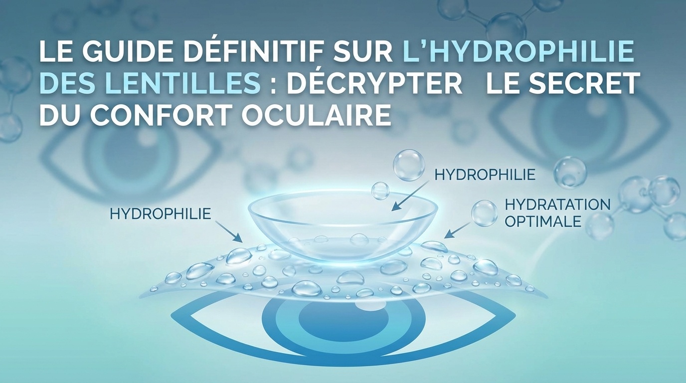 Le Guide Définitif sur l'Hydrophilie des Lentilles : Décrypter le Secret du Confort Oculaire