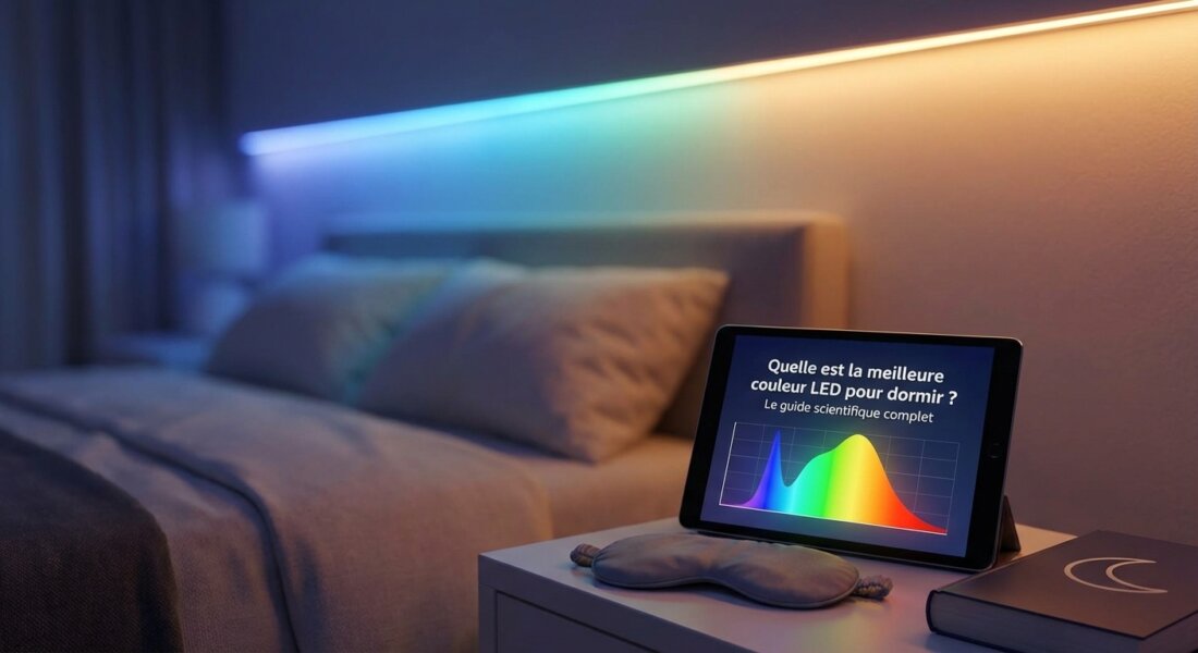 Quelle est la meilleure couleur LED pour dormir ? Le guide scientifique complet