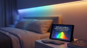 Quelle est la meilleure couleur LED pour dormir ? Le guide scientifique complet