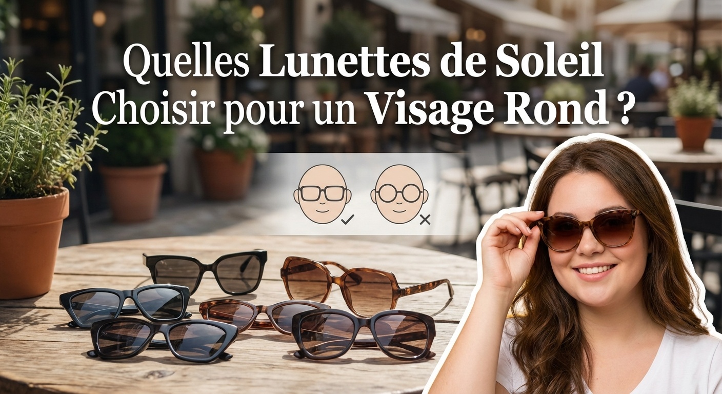 Quelles Lunettes de Soleil Choisir pour un Visage Rond ?