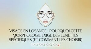Visage en Losange : Pourquoi Cette Morphologie Exige des Lunettes Spécifiques (et Comment les Choisir)