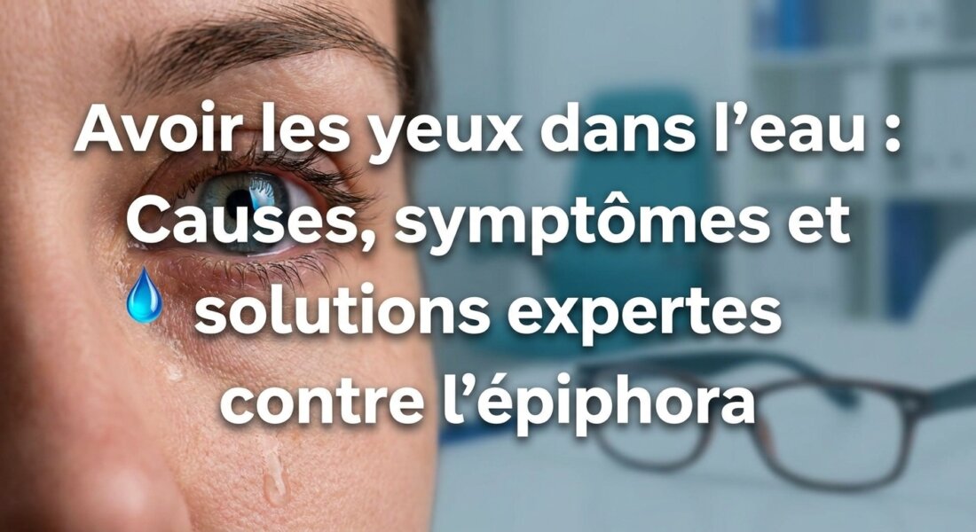 Avoir les yeux dans l'eau : Causes, symptômes et solutions expertes contre l'épiphora
