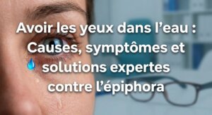 Avoir les yeux dans l'eau : Causes, symptômes et solutions expertes contre l'épiphora