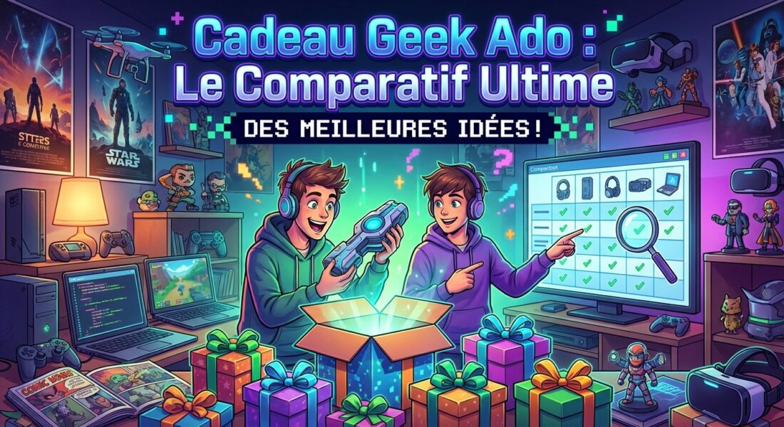 Cadeau Geek Ado : Le Comparatif Ultime des Meilleures Idées ()