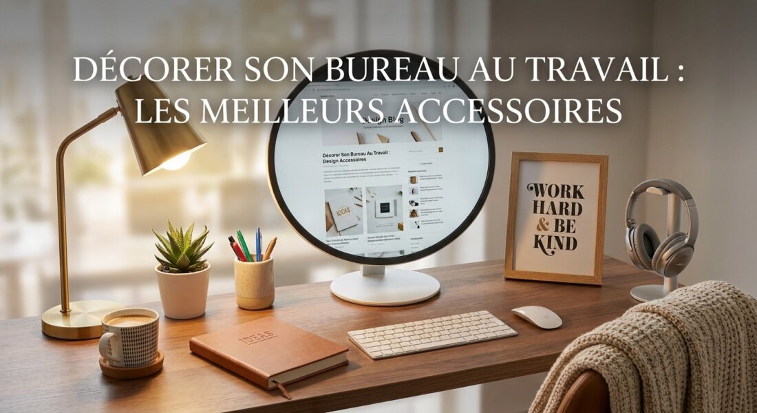 Décorer Son Bureau au Travail : Les Meilleurs Accessoires