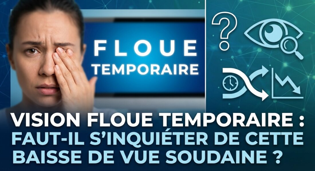 Vision Floue Temporaire : Faut-il S'inquiéter de cette Baisse de Vue Soudaine ?