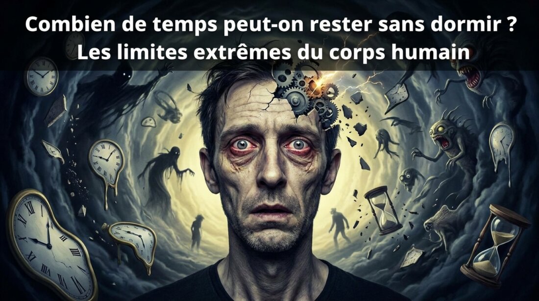 Combien de temps peut-on rester sans dormir ? Les limites extrêmes du corps humain