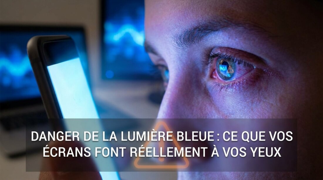 Danger de la Lumière Bleue : Ce Que Vos Écrans Font Réellement à Vos Yeux