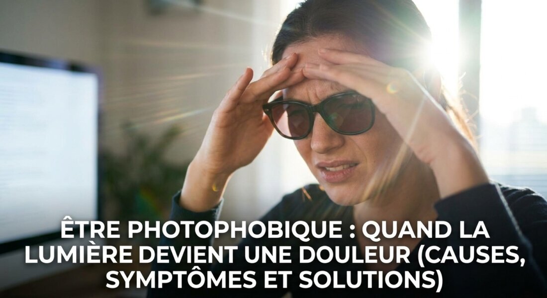 Être Photophobique : Quand la Lumière Devient une Douleur (Causes, Symptômes et Solutions)