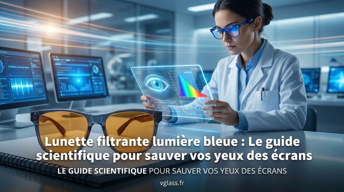 Lunette filtrante lumière bleue : Le guide scientifique pour sauver vos yeux des écrans