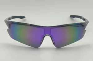 Lunettes de Soleil Cyclisme — Verres Violet Miroir Polarisés