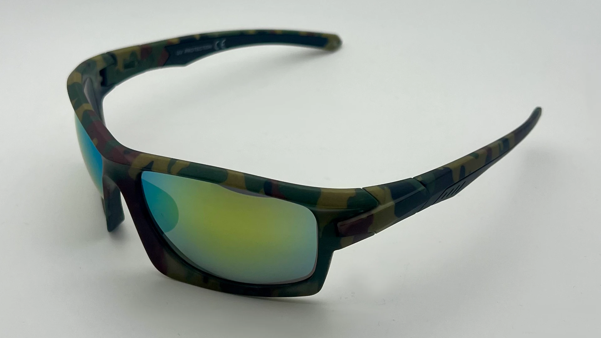 Lunettes de Soleil Pêche Camouflage — Verres Vert Miroir Polarisés – Image 2