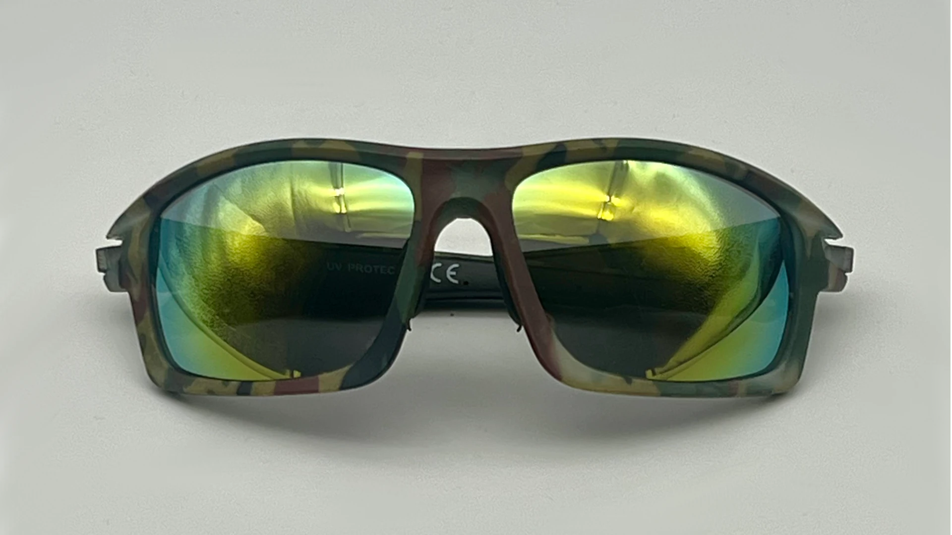 Lunettes de Soleil Pêche Camouflage — Verres Vert Miroir Polarisés – Image 5
