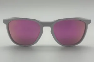 Lunettes de Soleil Sport Gris — Verres Rose Miroir